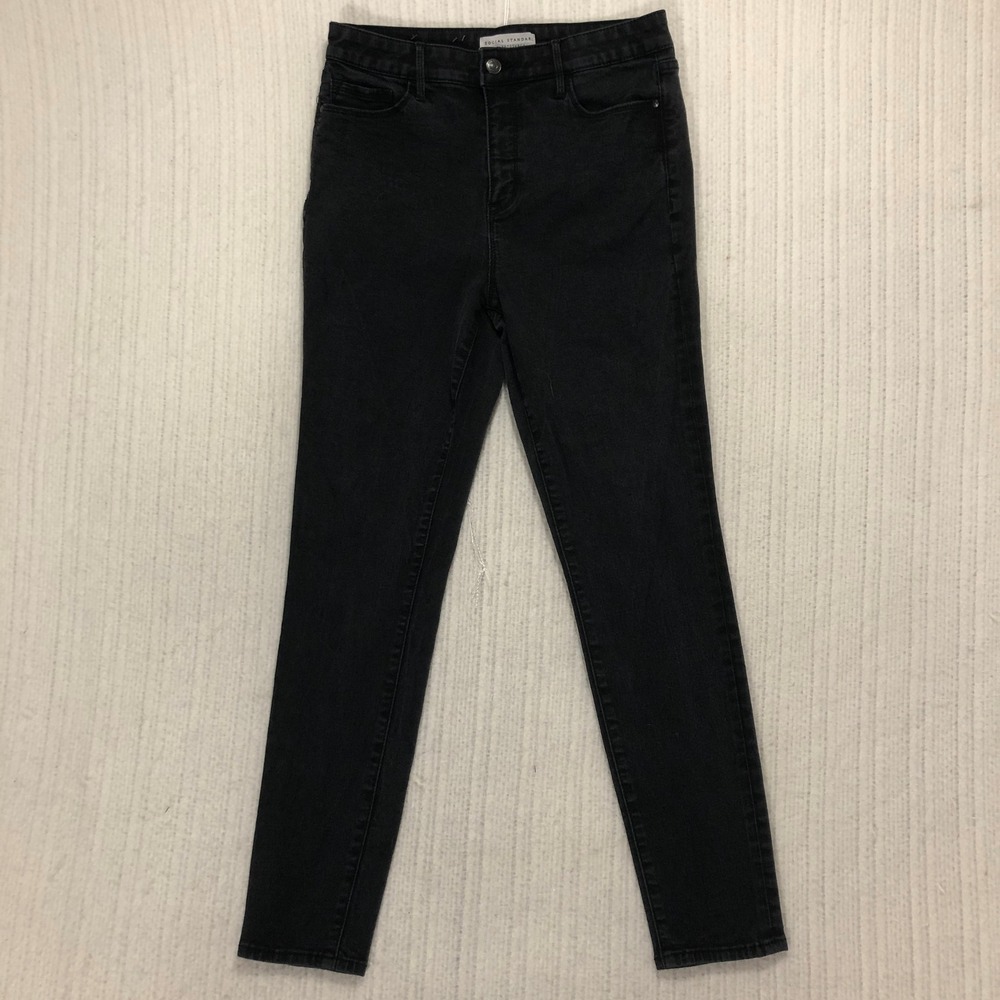 Social Standard by Sanctuary High Rise Skinny Black‎ Wash Jeans Size 10 30